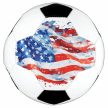 Amerikaanse vlag USA Waterverf 4 juli