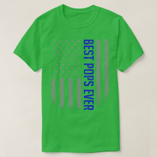 Amerikaanse vlag vader Shirt cadeau voor vaders da (Design voorkant)