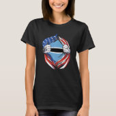 Amerikaanse vlag van Botswana - Groep van Mijn Bot T-shirt (Voorkant)