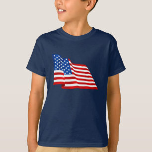 Amerikaanse vlag van de Verenigde Staten T-shirt