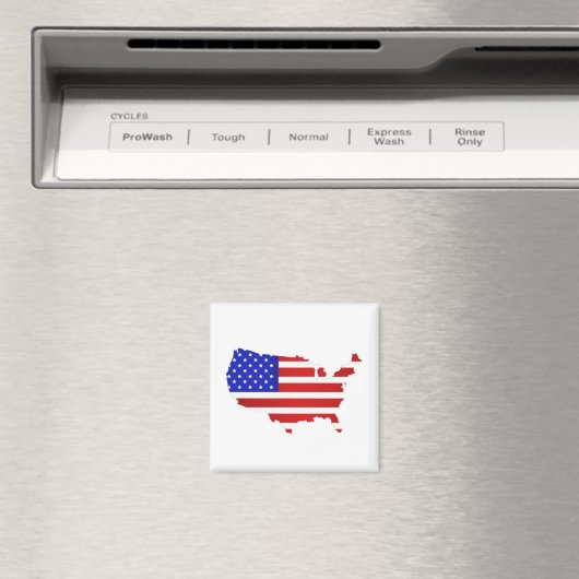 Amerikaanse vlag van de Verenigde Staten van Ameri Magneet (Insitu (Vaatwasser))