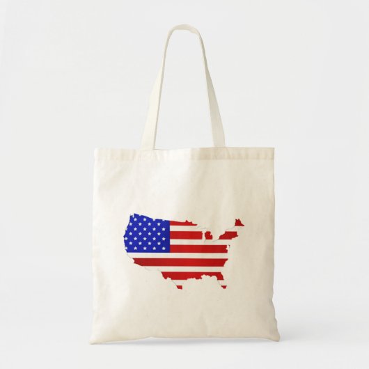 Amerikaanse vlag van de Verenigde Staten van Ameri Tote Bag (Voorkant)