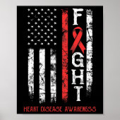 Amerikaanse vlag van Disease Warrior Poster (Voorkant)