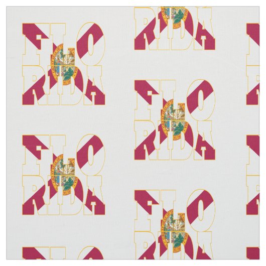 Amerikaanse vlag van Florida Stof (Swatch)