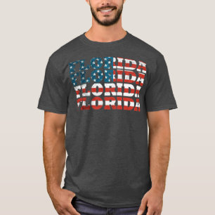 Amerikaanse vlag van Florida T-shirt