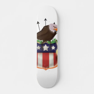 Amerikaanse vlag van Golden Eagle Persoonlijk Skateboard