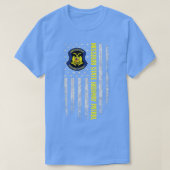 Amerikaanse vlag van Missouri State Highway Patrol T-shirt (Design voorkant)