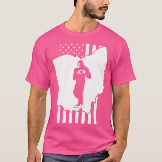 Amerikaanse vlag van Ohio T-shirt