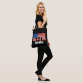 Amerikaanse vlag van Ohio Tote Bag (Op model)