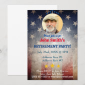 Amerikaanse vlag van Patriottisch-Amerikaans leger Kaart (Voorkant / Achterkant)