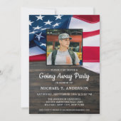 Amerikaanse vlag van Patriottisch-Amerikaans leger Kaart (Voorkant)