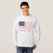 Amerikaanse vlag-van-pistol-Pistolen- T-shirt (Voorkant volledig)