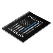 Amerikaanse vlag van politie Chaplain Notitieboek (Linkerzijde)