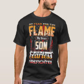 Amerikaanse vlag van Son Firefighter T-shirt (Voorkant)
