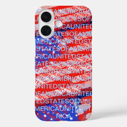 Amerikaanse vlag van vaderland Case-Mate iPhone case (Achterkant)