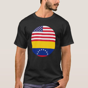 Amerikaanse vlag Venezu T-shirt