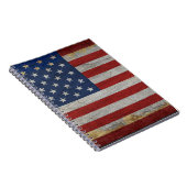Amerikaanse vlag  verdrietig Amerikaanse vlag cade Notitieboek (Rechterzijde)