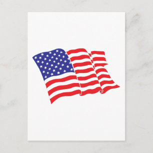 Amerikaanse vlag Verenigde Staten Briefkaart