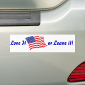 Amerikaanse vlag/Verenigde Staten Bumpersticker (Op auto)