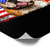 Amerikaanse vlag Verenigde Staten Geweldige Poster (Hoek)