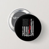 Amerikaanse vlag Verenigde Staten Hunter Hunt Fun Ronde Button 5,7 Cm (Voorkant /achterkant)