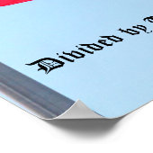 Amerikaanse vlag: Verenigde Staten...in vrijheid/  Poster (Hoek)