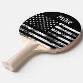 Amerikaanse vlag Verenigde Staten - Koel Mannen Tafeltennisbatje (Voorkant Gekanteld)