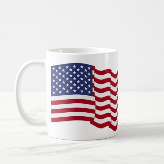 Amerikaanse vlag - Verenigde Staten Koffiemok (Links)
