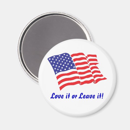 Amerikaanse vlag/Verenigde Staten Magneet (Voorkant / Achterkant)