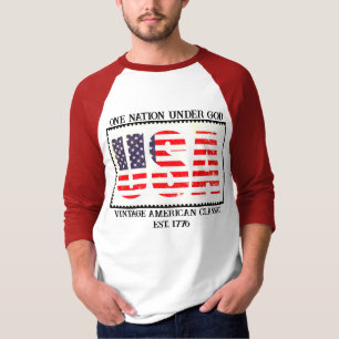 Amerikaanse vlag Verenigde Staten  Mannen T-shirt