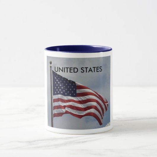 Amerikaanse vlag, VERENIGDE STATEN, mok (Midden)