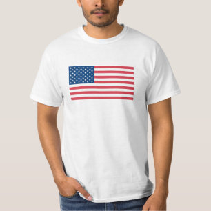 Amerikaanse vlag Verenigde Staten op 4 juli Patrio T-shirt