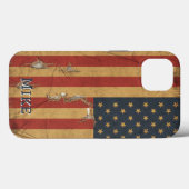  Amerikaanse vlag, Verenigde Staten, Patriottisch Case-Mate iPhone Case (Achterkant (horizontaal))