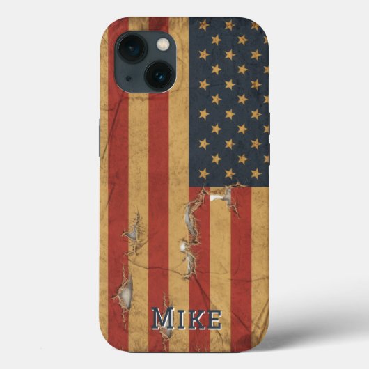  Amerikaanse vlag, Verenigde Staten, Patriottisch Case-Mate iPhone Case (Achterkant)