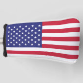 Amerikaanse vlag Verenigde Staten rood wit blauw Golfheadcover (Voorkant)