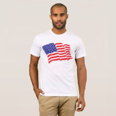 Amerikaanse vlag/Verenigde Staten T-shirt (Voorkant volledig)
