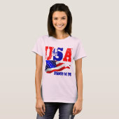 Amerikaanse vlag - Verenigde Staten T-shirt (Voorkant volledig)
