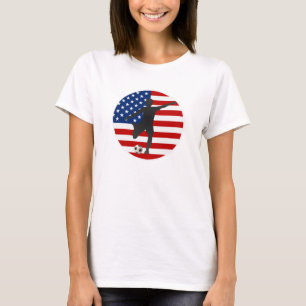 Amerikaanse vlag Verenigde Staten T-shirt voor vro