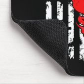 Amerikaanse vlag Verenigde Staten Tornado Storm Ch Muismat (Hoek)