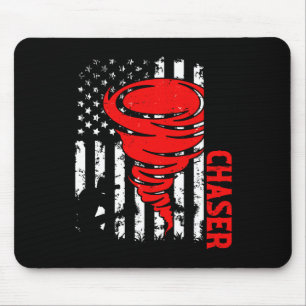 Amerikaanse vlag Verenigde Staten Tornado Storm Ch Muismat