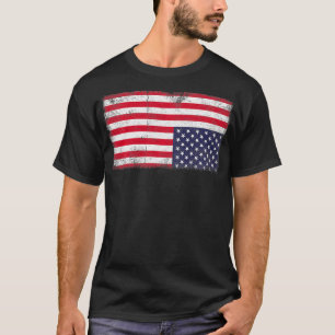 Amerikaanse vlag Verenigde Staten U T-shirt