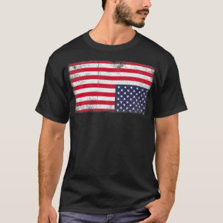 Amerikaanse vlag Verenigde Staten U T-shirt