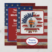 Amerikaanse vlag Verenigde Staten vakantie verjaar Kaart (Voorkant / Achterkant)