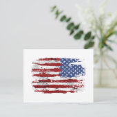 Amerikaanse vlag Verenigde Staten van Amerika 4t Briefkaart (Staand voorkant)