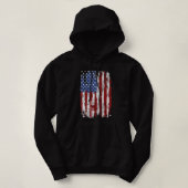 Amerikaanse vlag Verenigde Staten van Amerika 4T Hoodie (Design voorkant)
