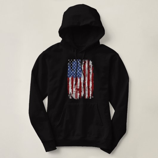 Amerikaanse vlag Verenigde Staten van Amerika 4T Hoodie (Design voorkant)