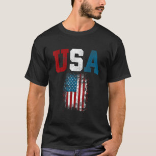 Amerikaanse vlag Verenigde Staten van Amerika 4t T-shirt