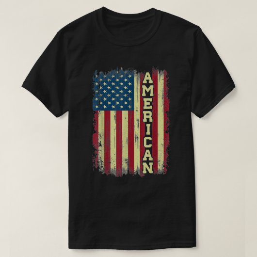 Amerikaanse vlag Verenigde Staten van Amerika 4t T-shirt (Design voorkant)