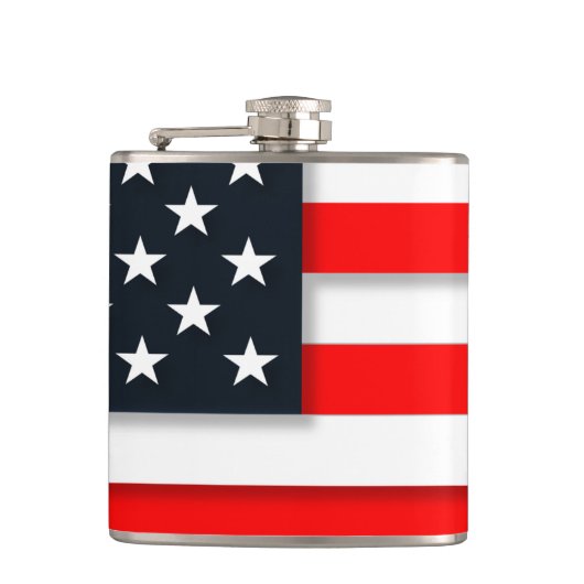 Amerikaanse vlag Verenigde Staten van Amerika Heupfles (Voorkant)