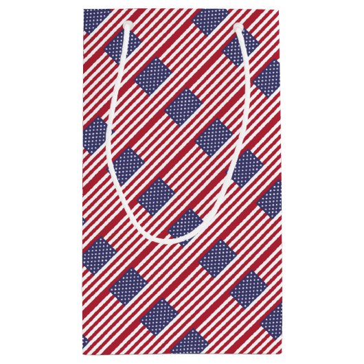 Amerikaanse vlag - Verenigde Staten van Amerika Klein Cadeauzakje (Achterkant)